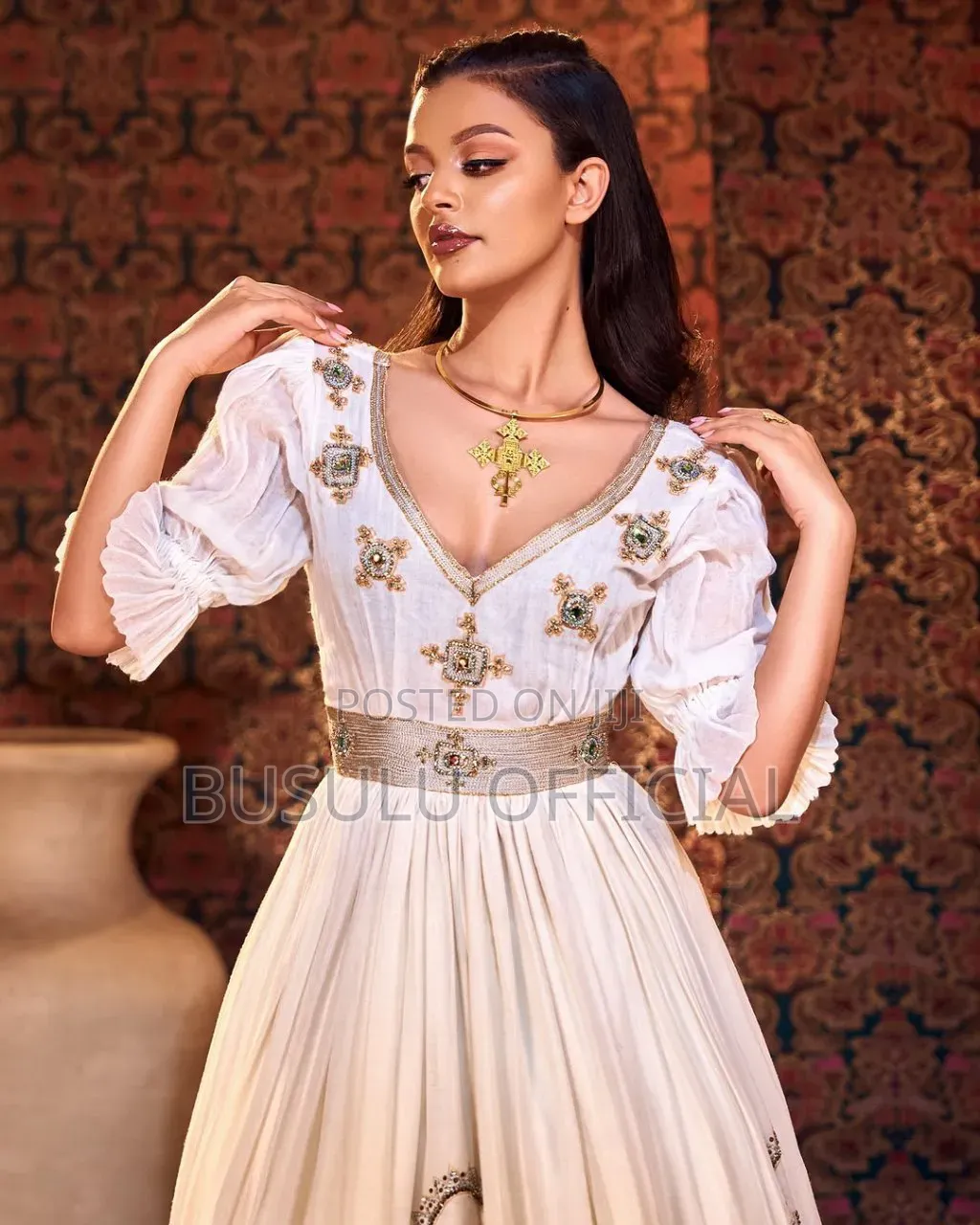 Beautiful Habeshan Dress For Wedding Special Occasions -new