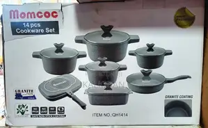 Momcoc 14-Piece Granite Coating Cookware Set (Item No. Qh1414).