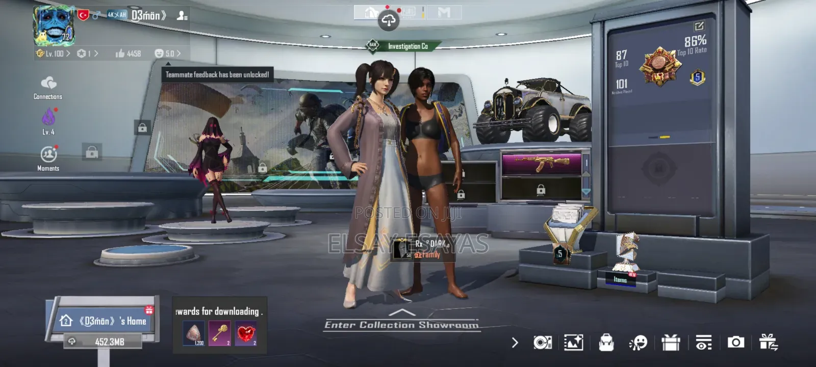 Pubg Account Alle Text Me on Telegram