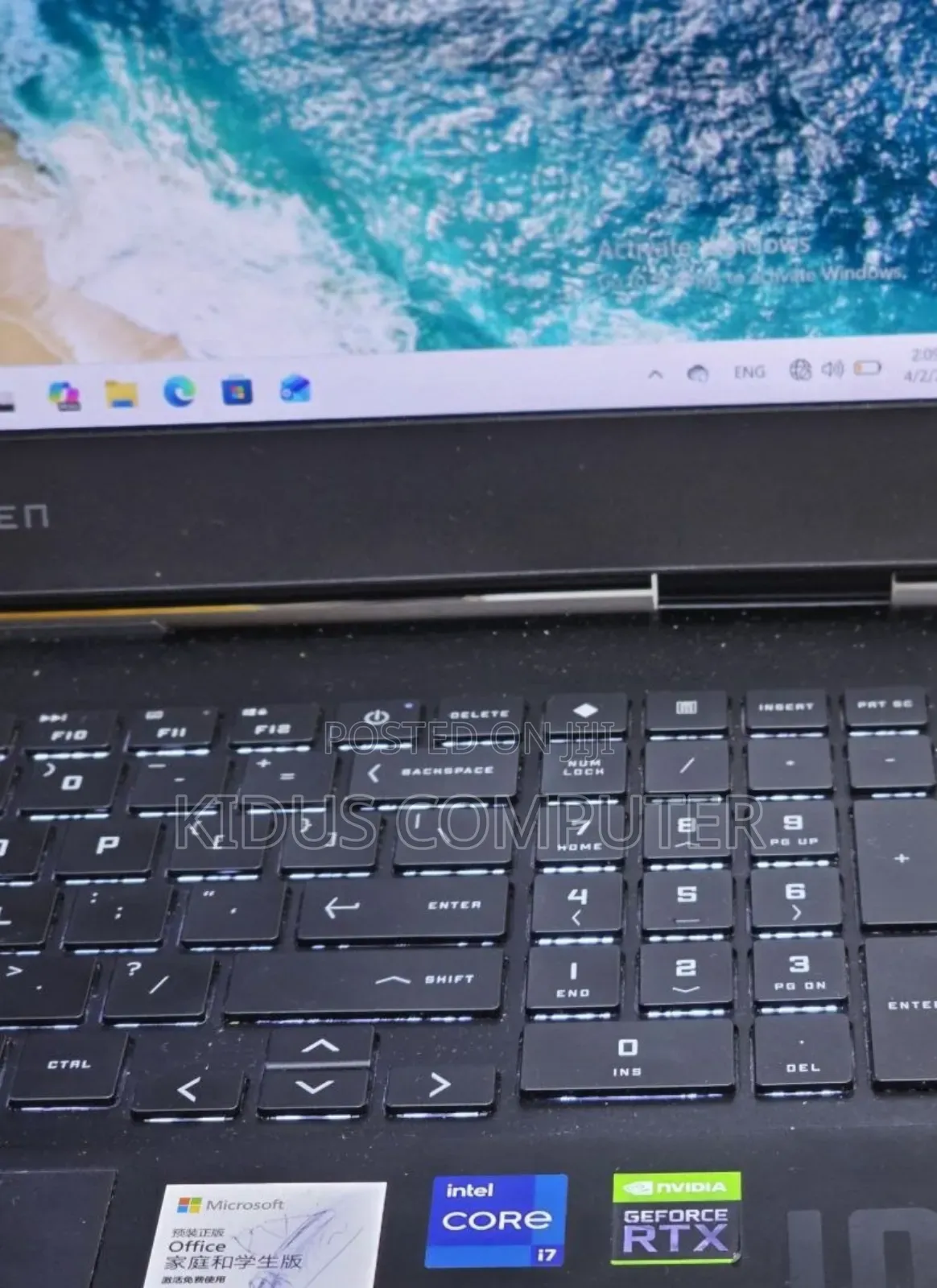 New Laptop HP Omen 16 16GB Intel Core i7 SSD 512GB