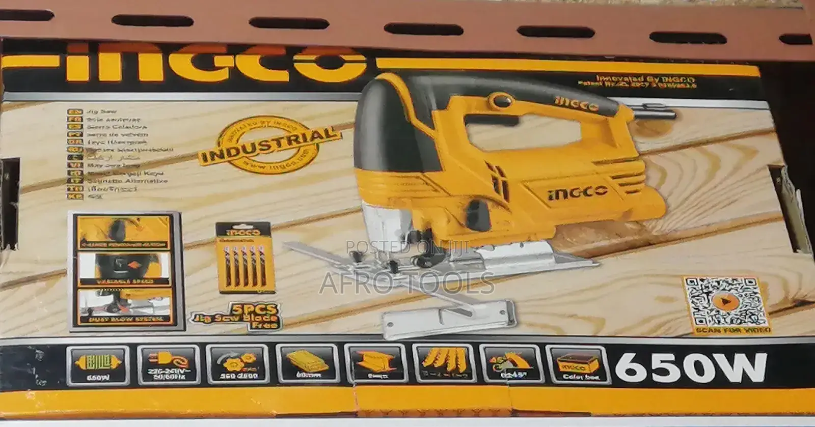 Ingco 650w Jigsaw
