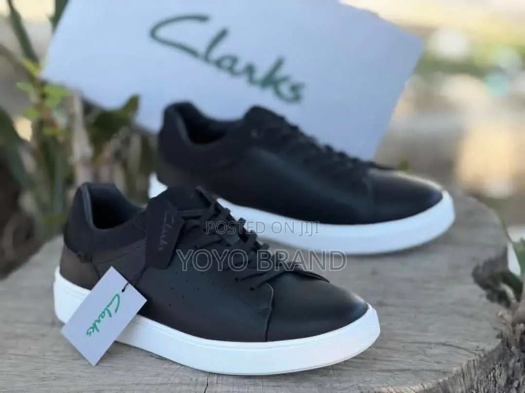 Clarkscourtlite 2 Run Premium Lather Fashion Shoes