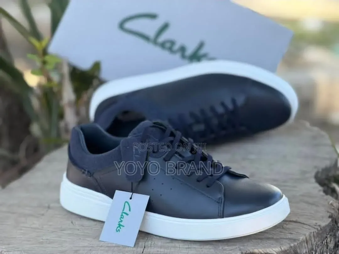 Clarkscourtlite 2 Run Premium Lather Fashion Shoes