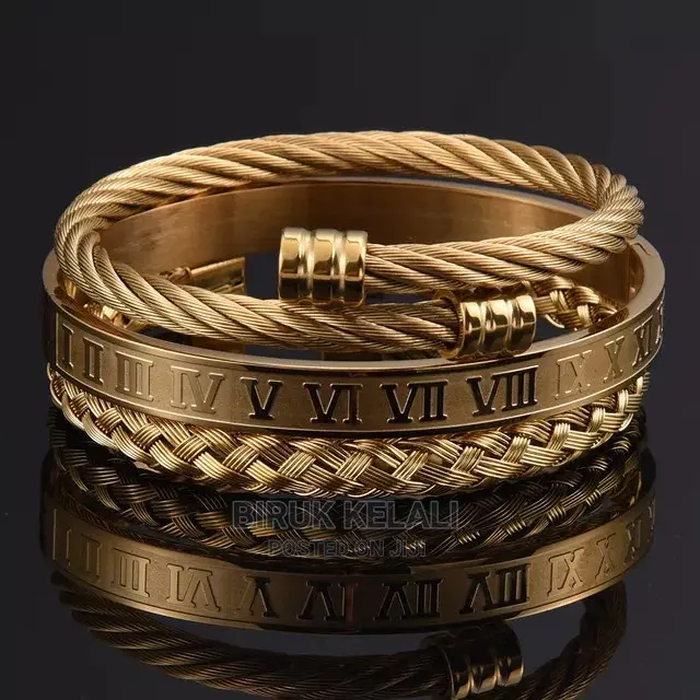 3pcs Men Fashion High Quality Stainless Steel Chain Jewelry