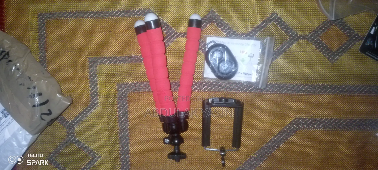Mini Octopus Tripod ለቀላል አጠቃቀም ቀላል እና ምቹ
