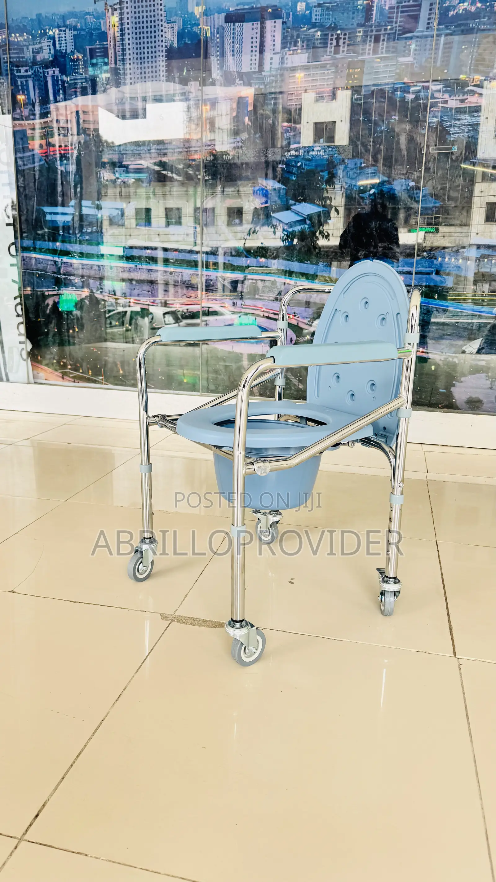 Toilet Chair Wheels Folding