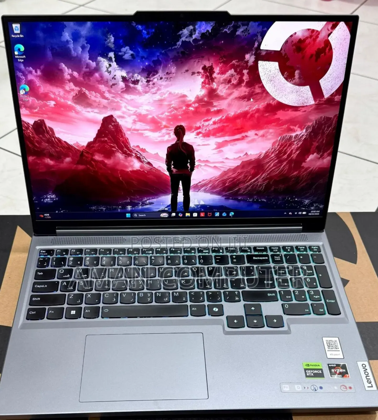 New Laptop Lenovo Legion 5 16GB AMD Ryzen 7 SSD 1T