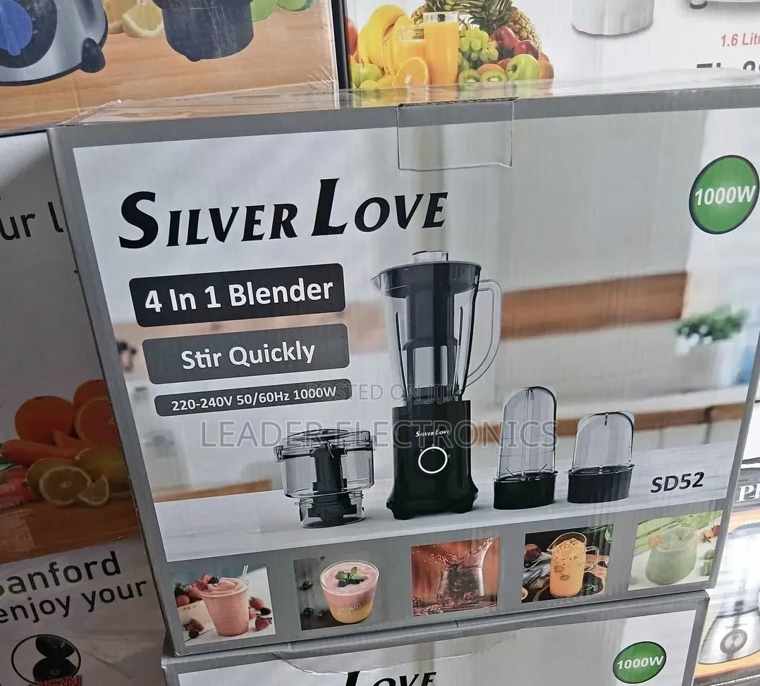 Silver Love 4 in 1 Blender