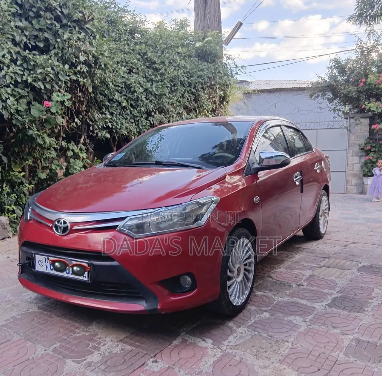 Toyota Yaris 2013 Burgundy