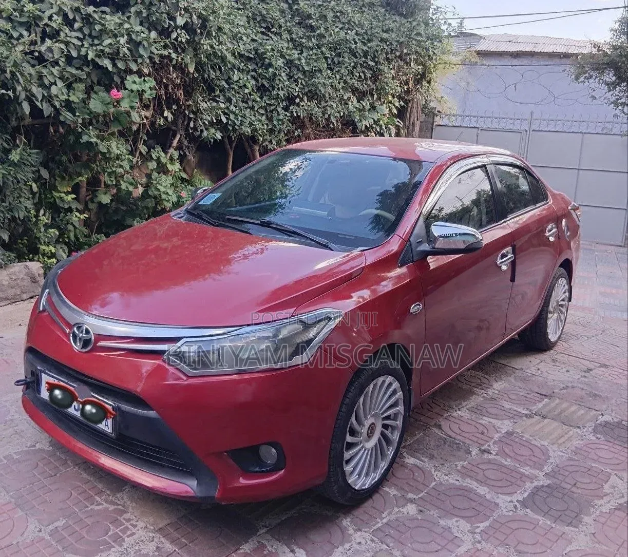 Toyota Yaris 2014 Red