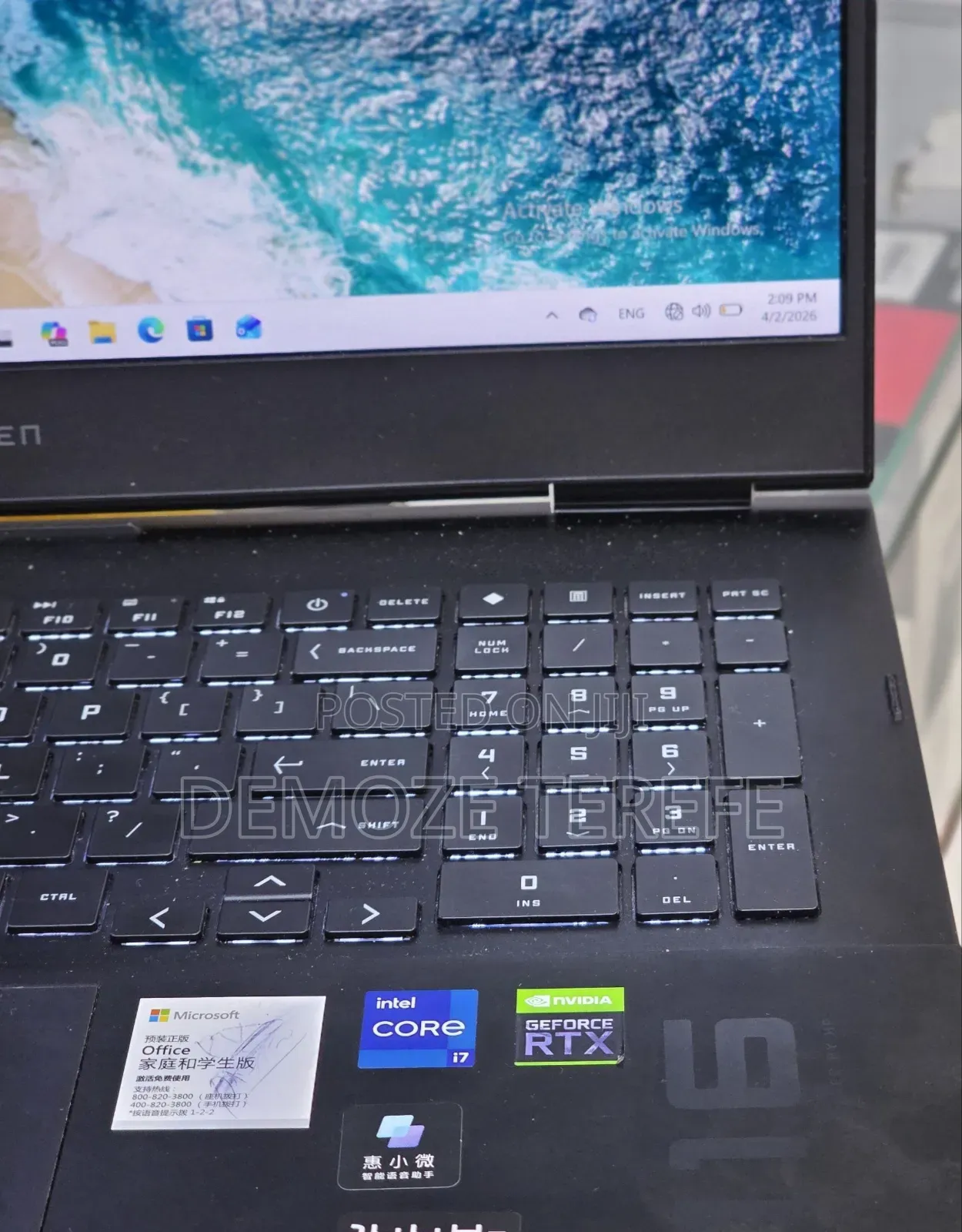New Laptop HP Omen 16 16GB Intel Core i7 SSD 512GB