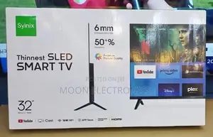 Syinix 32” Frameless Smart Tv – Ultra Slim | Android Display