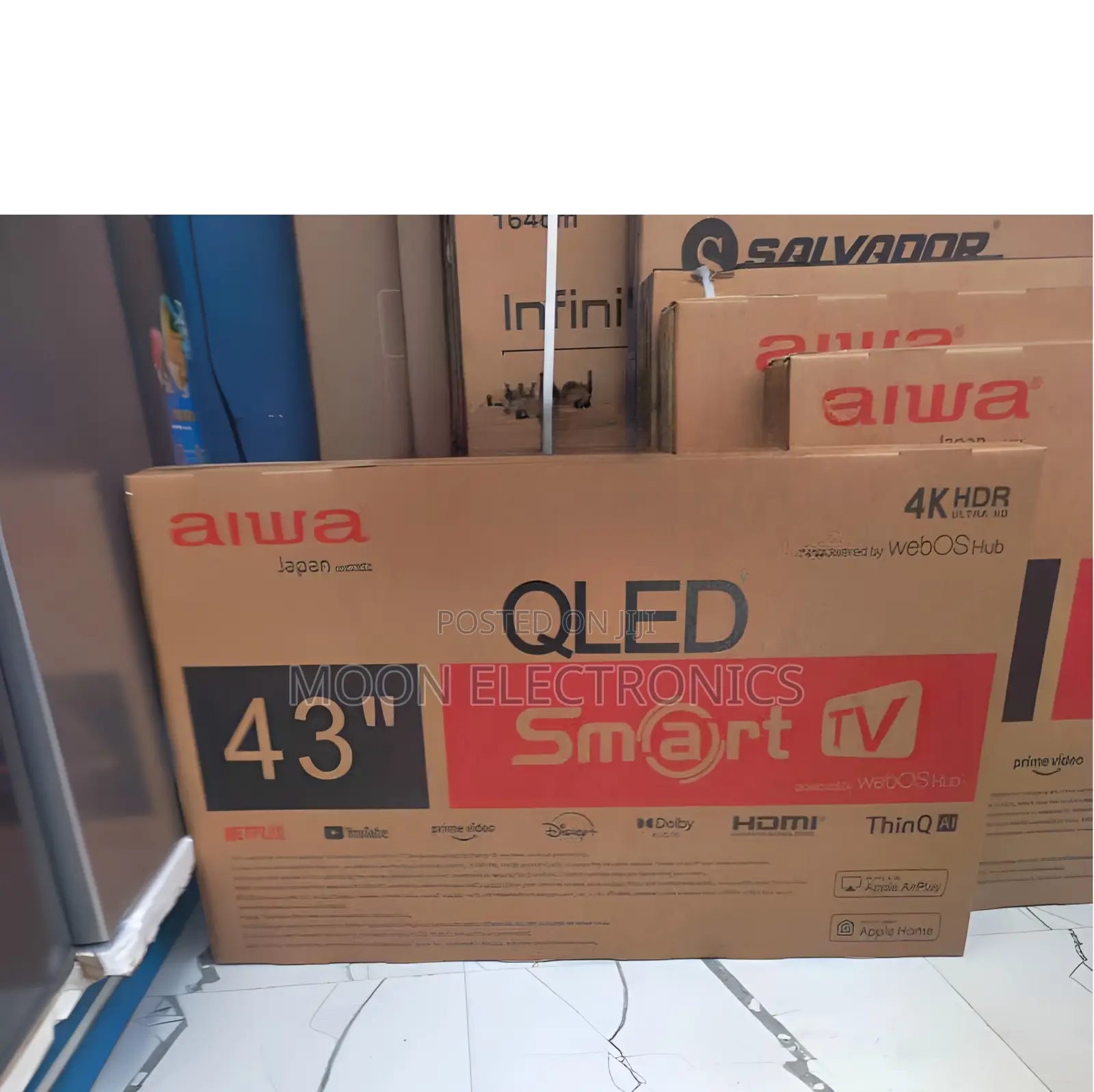 Aiwa 43” Smart Tv – Uhd | Webos | Frameless Design