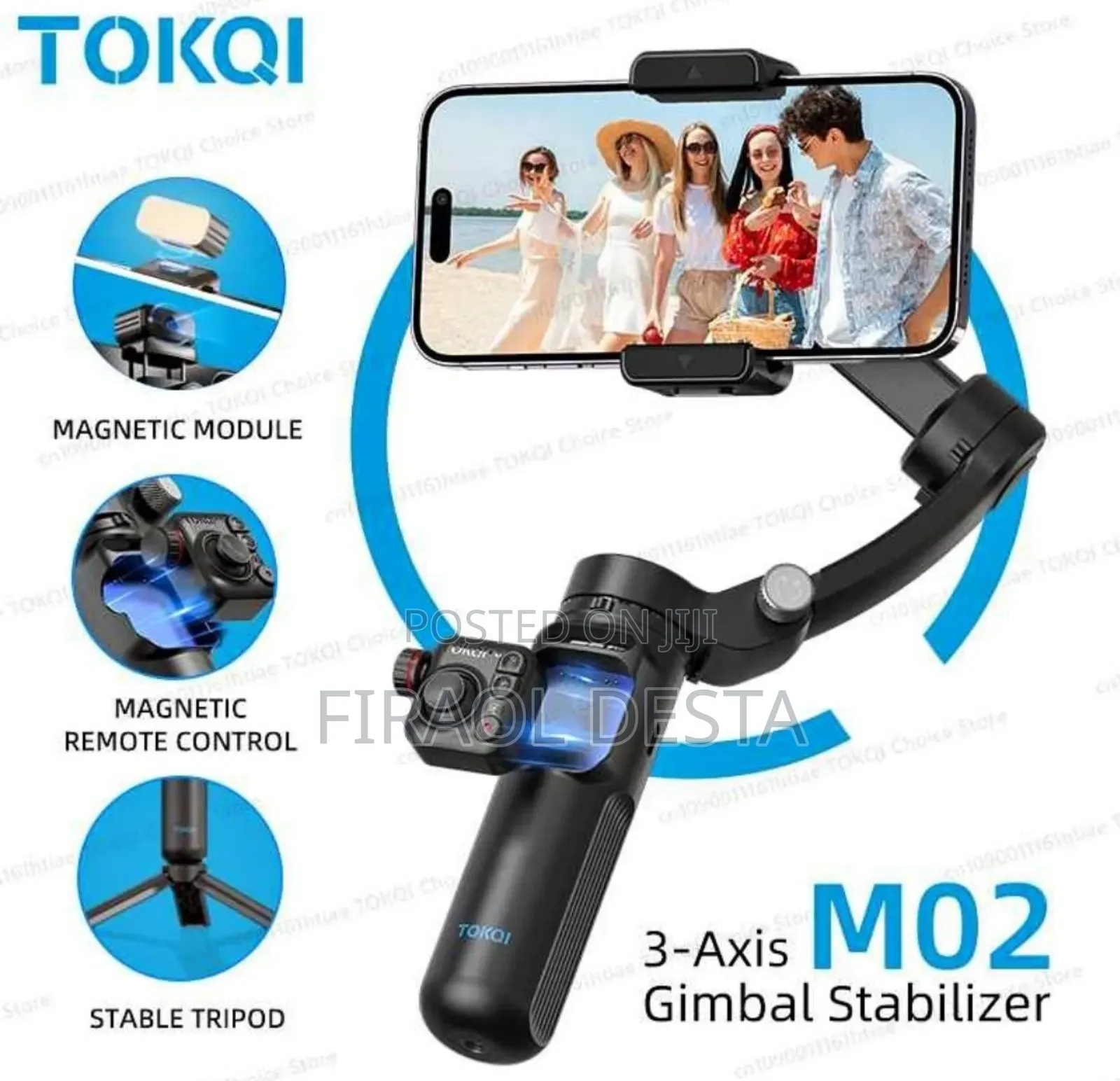 Tokqi M02 3-Axis Gimbal Stabilizer
