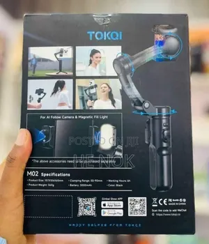 Tokqi M02 3-Axis Gimbal Stabilizer Remote Control Tiktok/Vlog/Selfie