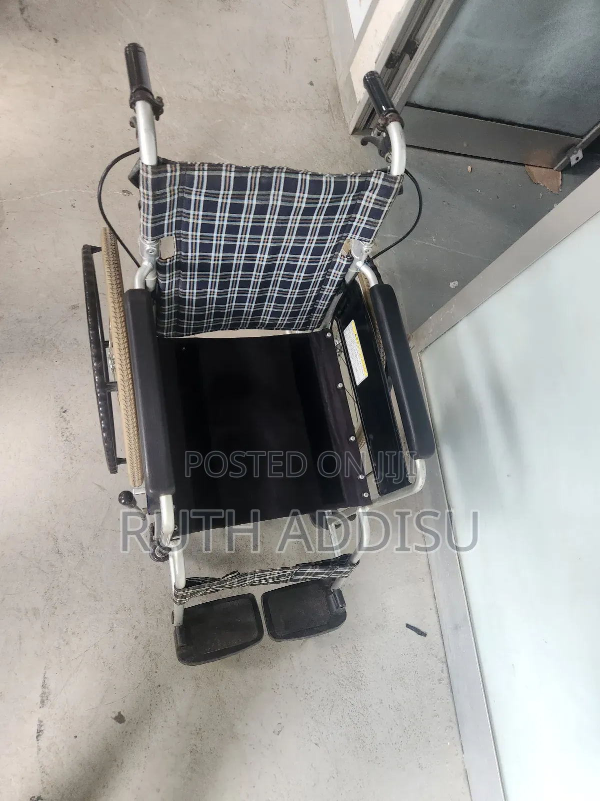 Lightweight Folding Wheelchair With Swingaway Ethiopia Wheelchair