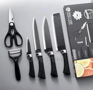 6 PCS Daily Use Sharp Knife Set