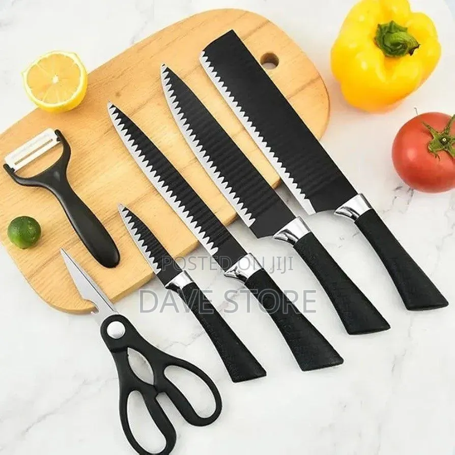 6 PCS Daily Use Sharp Knife Set