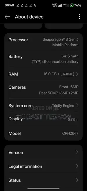 New OnePlus 13R 512 GB
