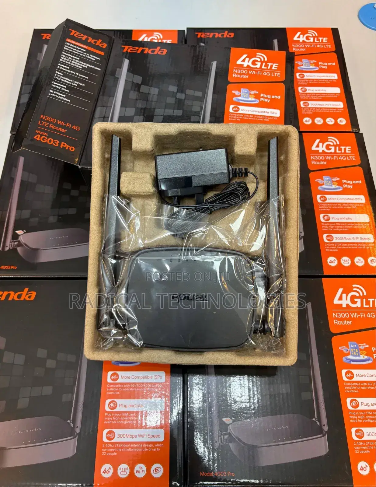 4g 300 MBS Imou Tenda Wifi Router Dual Antena Tplink