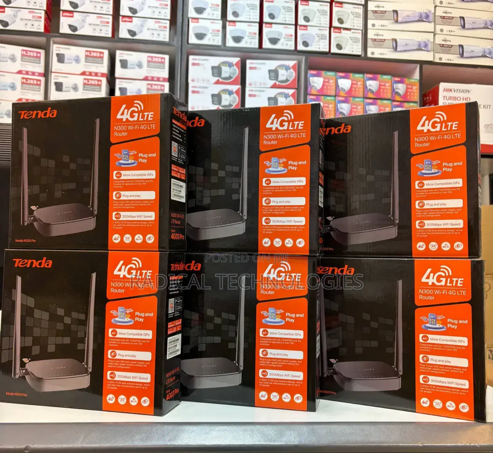 4g 300 MBS Imou Tenda Wifi Router Dual Antena Tplink