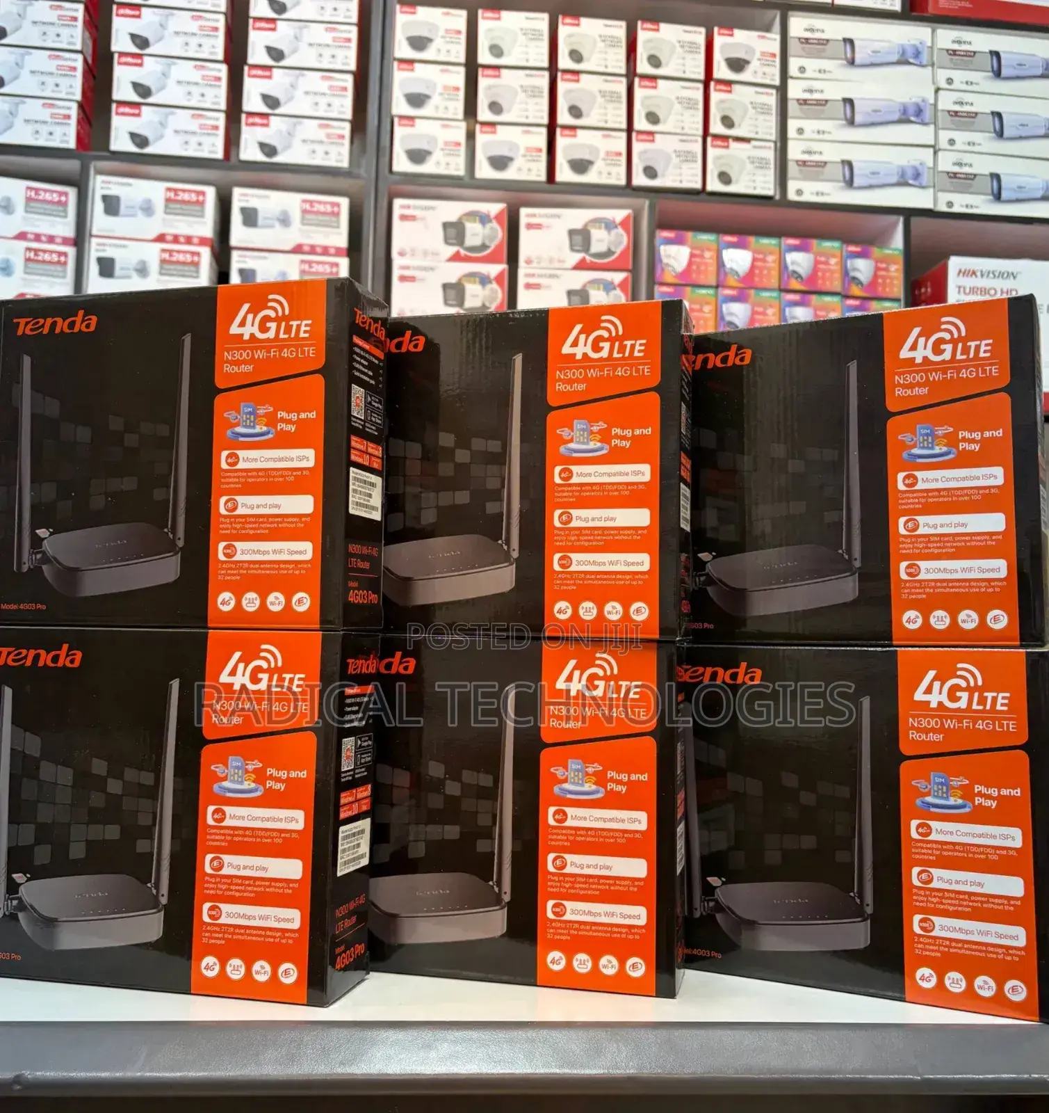 4g 300 MBS Imou Tenda Wifi Router Dual Antena Tplink