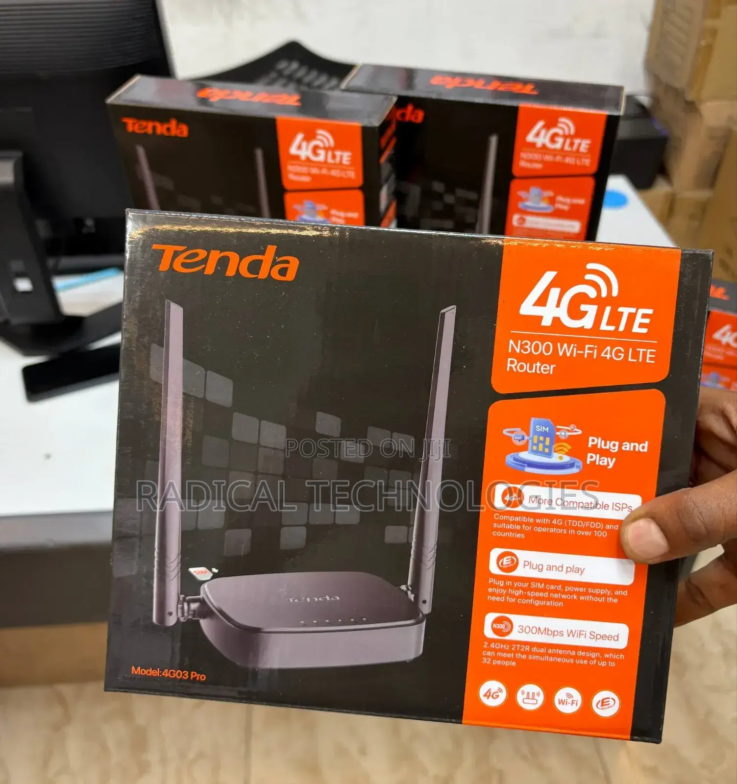 4g 300 MBS Imou Tenda Wifi Router Dual Antena Tplink