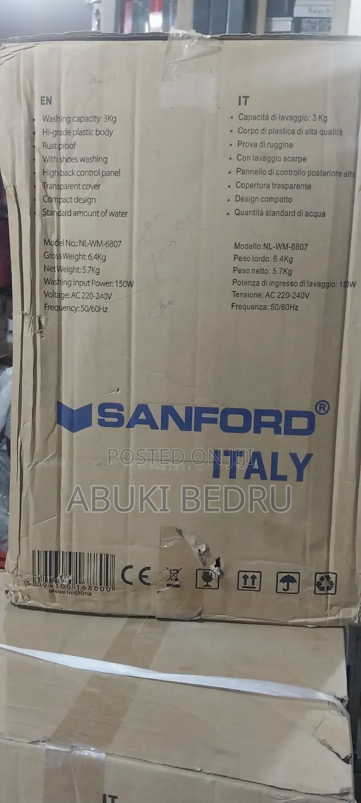 Sanford Mini Washing Machine
