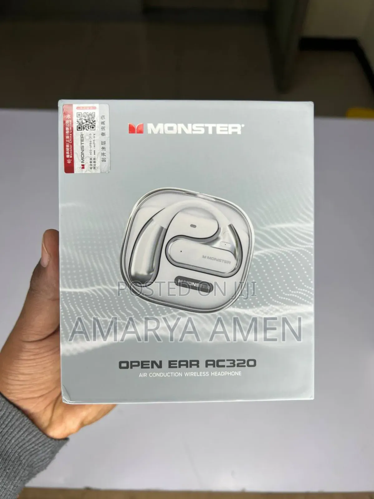 ዘመናዎ Monster Open Ear Ac320 Original Earphone in Ethiopia