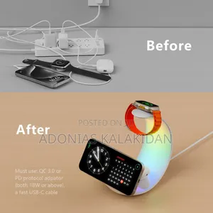 Nexo 4-in-1 Wireless Charger With Night Light
