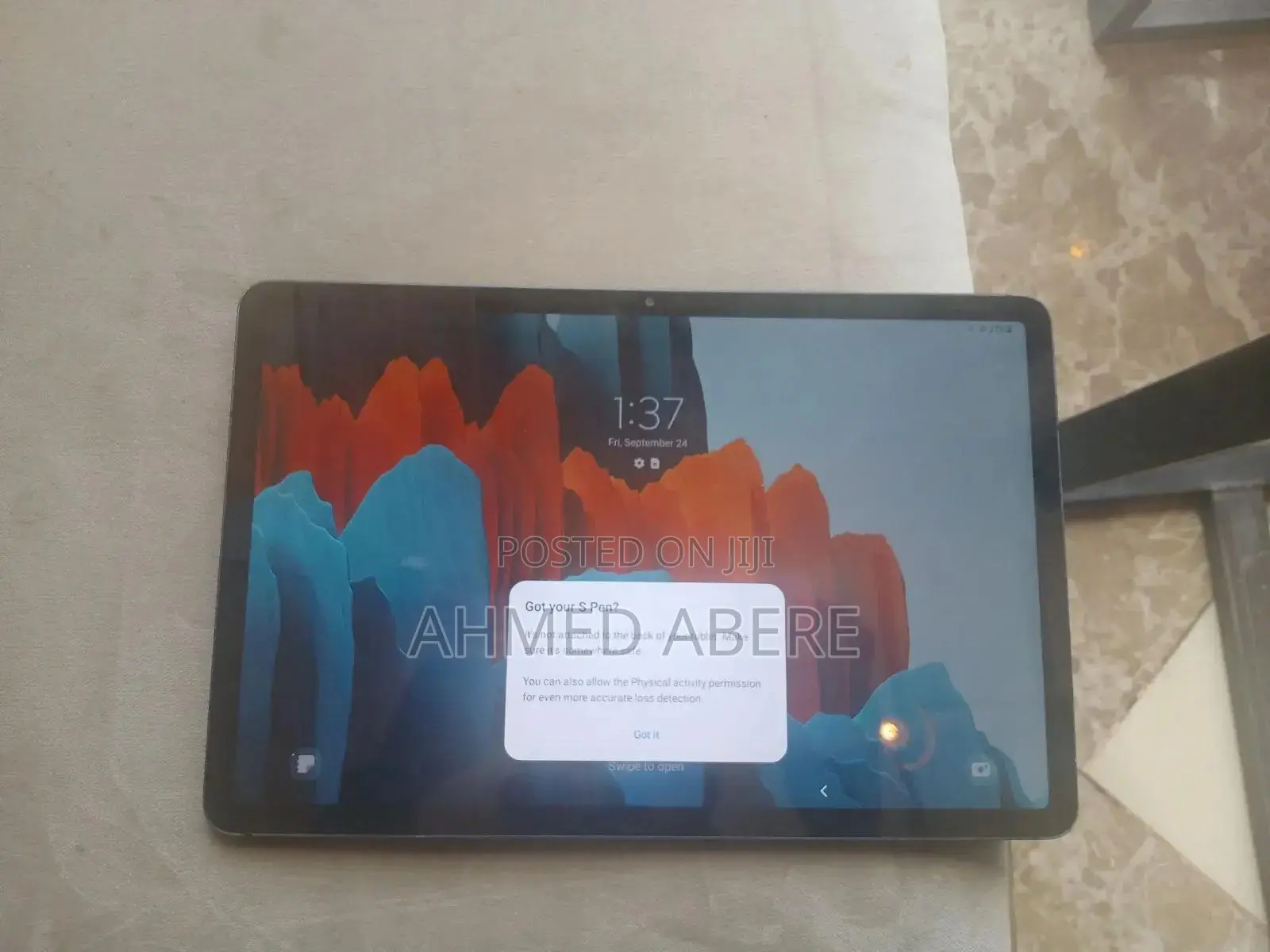 New Samsung Galaxy Tab S7 128 GB Black