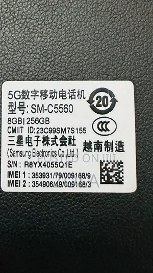 New Samsung Galaxy C55 256 GB Black