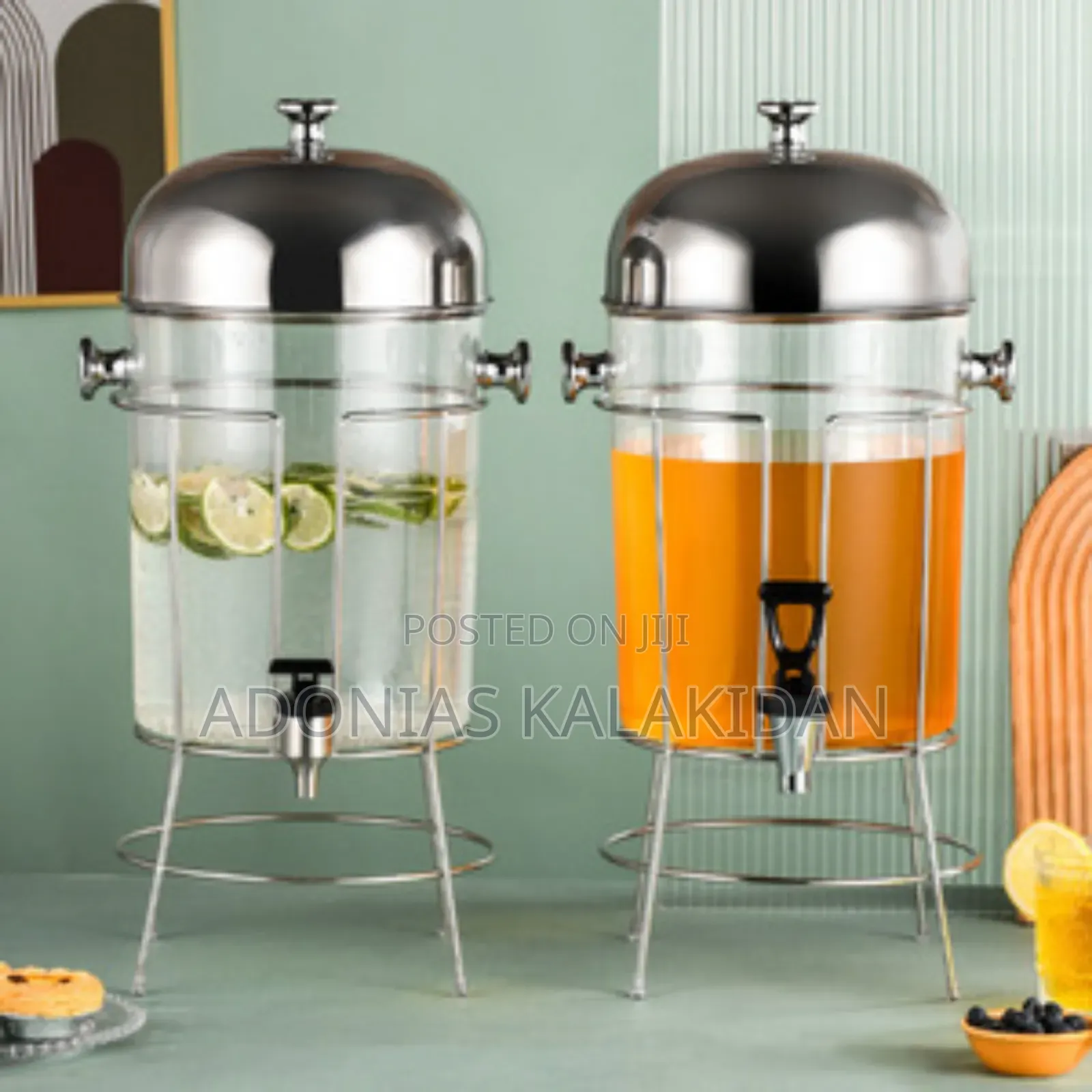 8l Dispenser Jar With Stand Rack
