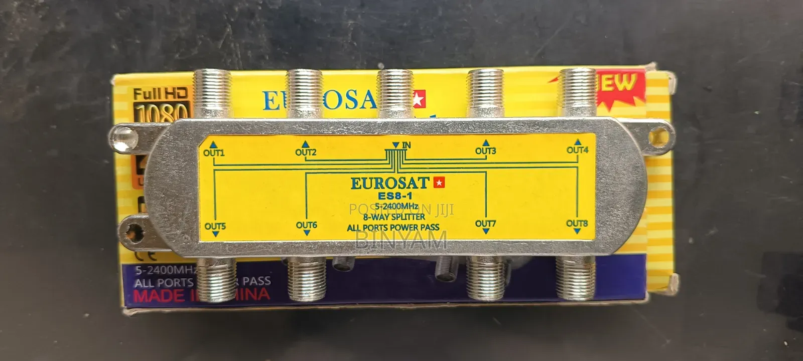 Eurosat 8 Way Splitter