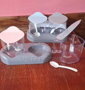 Seasoning Set( የሚጥሚጣ፣ የጨውና የሰሰኳር ማቅረቢያ)