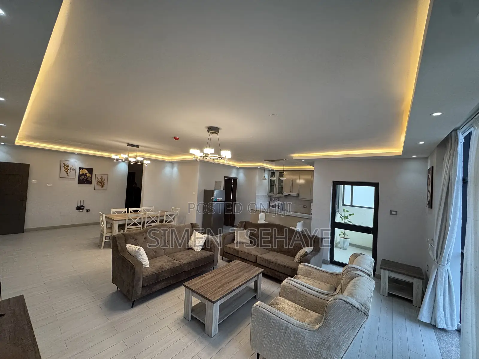 Furnished 2bdrm Apartment in Taza Furnished, Bole for rent