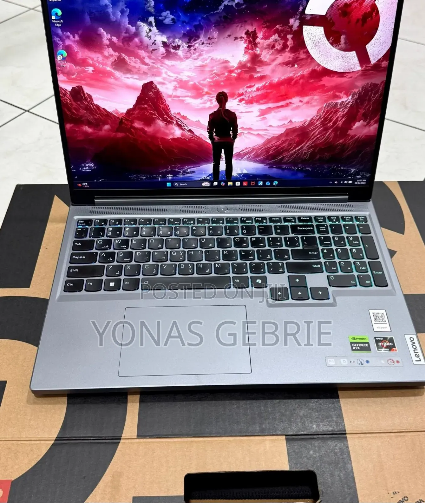 New Laptop Lenovo Legion 5 16GB AMD Ryzen 7 SSD 1T
