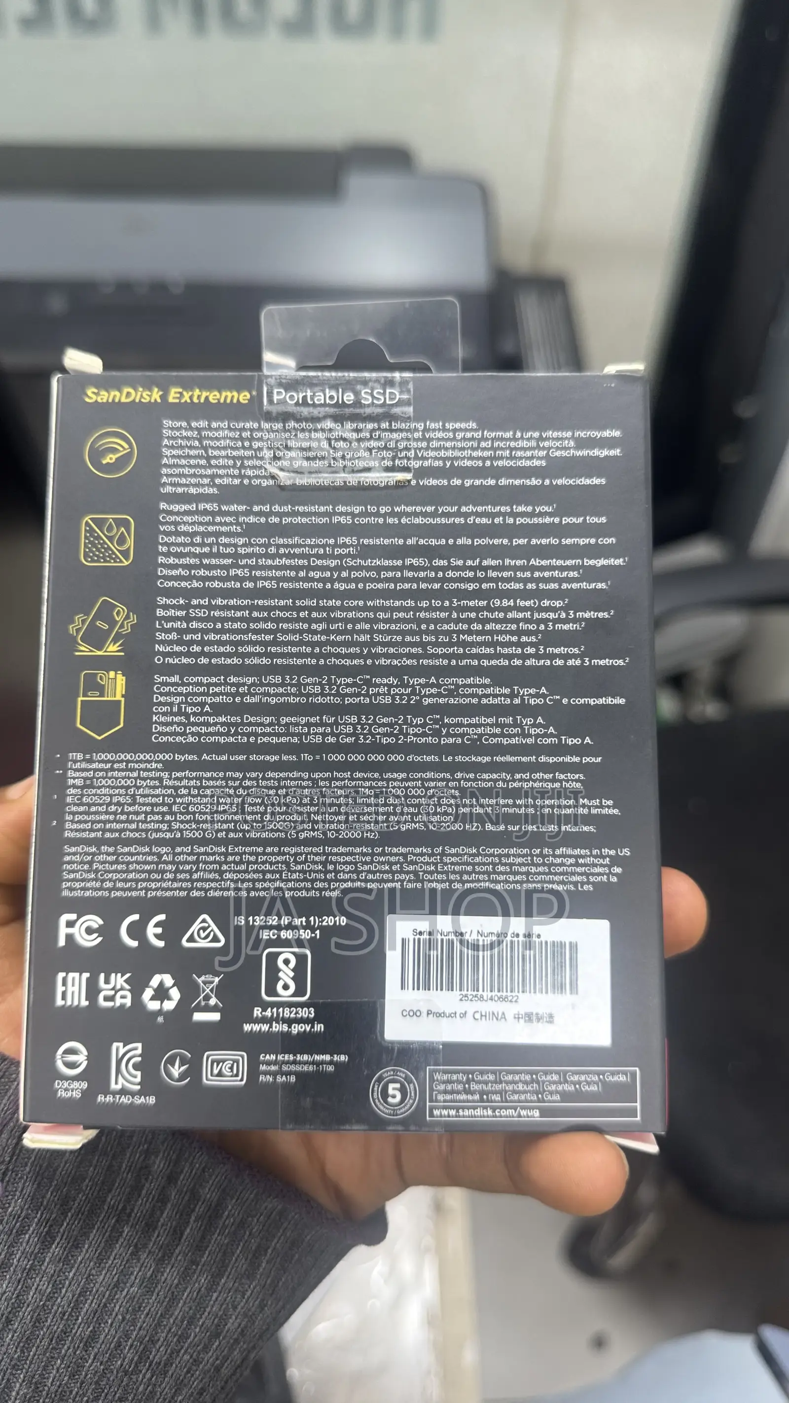 Sandisk SSD 1tb 1000 Mb/S