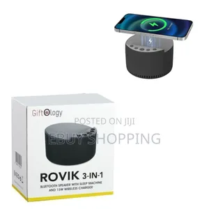 The Rovik Trio: Bluetooth Speaker, Wireless Charger Sleep Machine