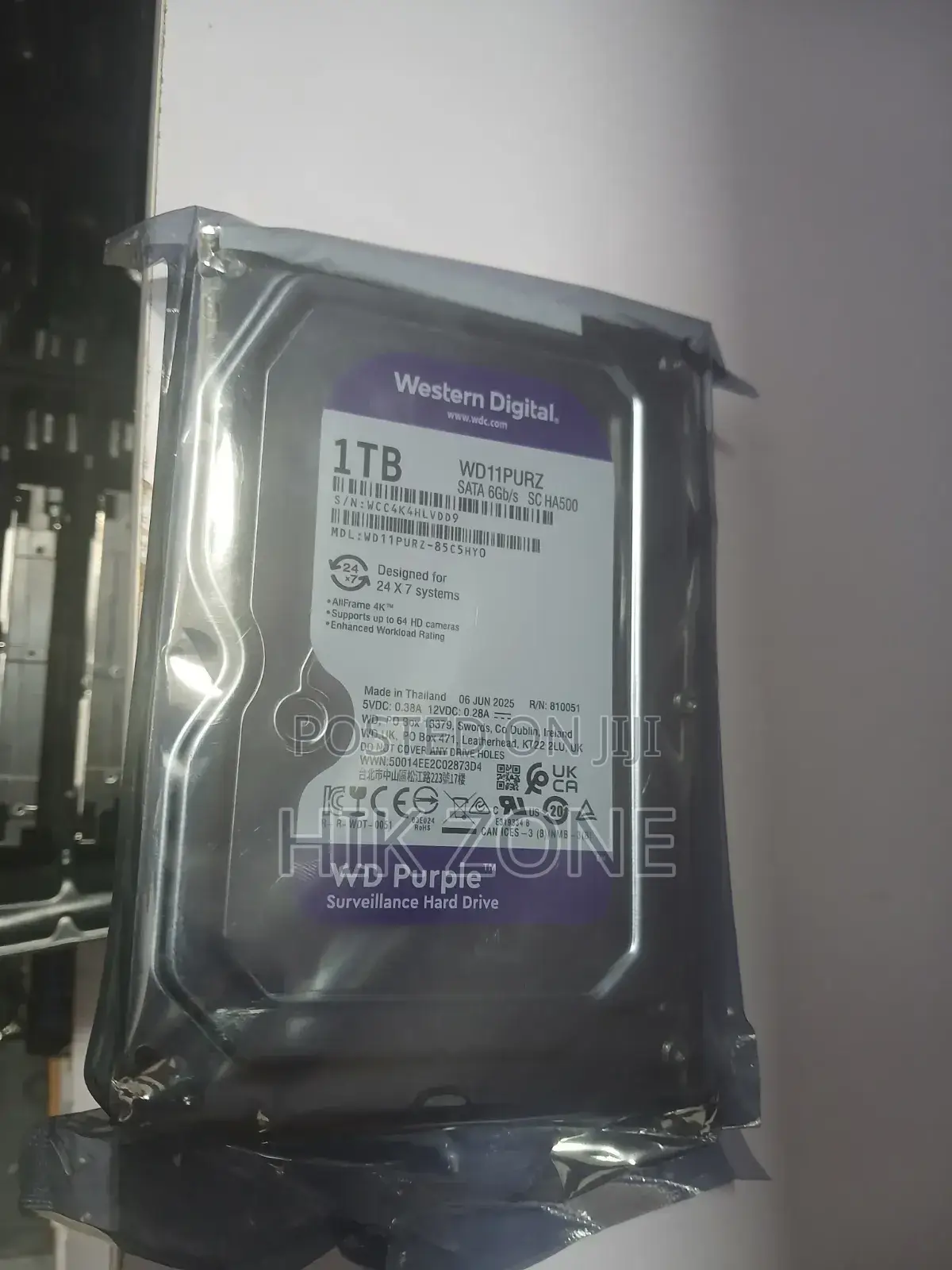 Wd Purple Surveillance Hard Drive 1tb