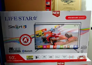 Lifestar 50 Inch Tv Smart Anderoid 15.0 Ultra Hd Tv New 2026model