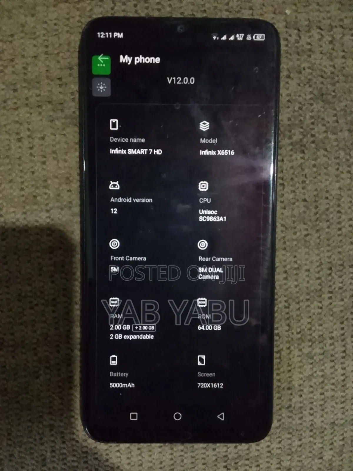 Infinix Smart 7 64 GB Blue