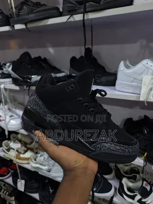 Black Never Fails Jordan 3 Black Cat