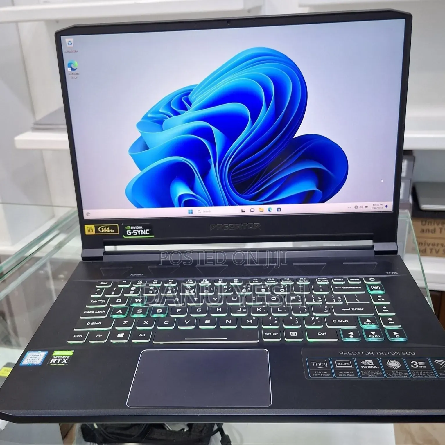 New Laptop Acer 16GB Intel Core i7 SSD 512GB