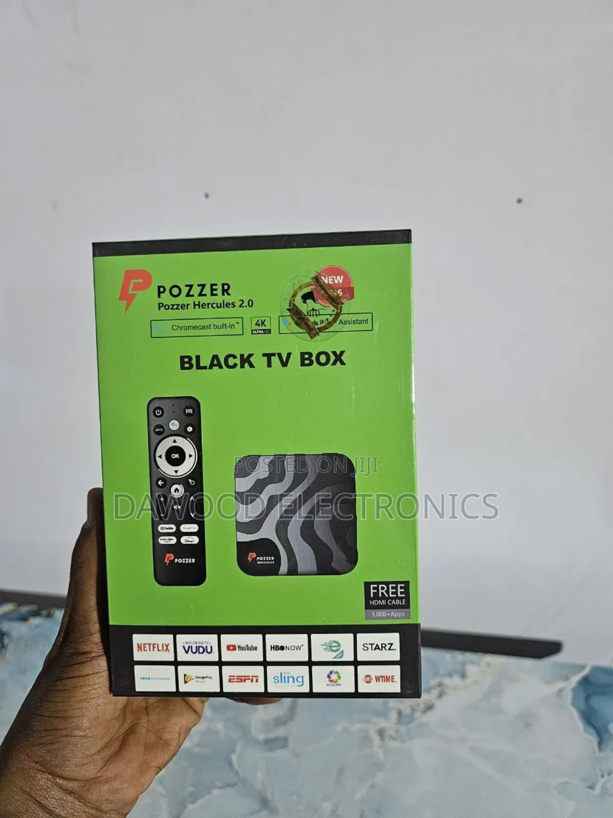 Pozzer Black Tv Box