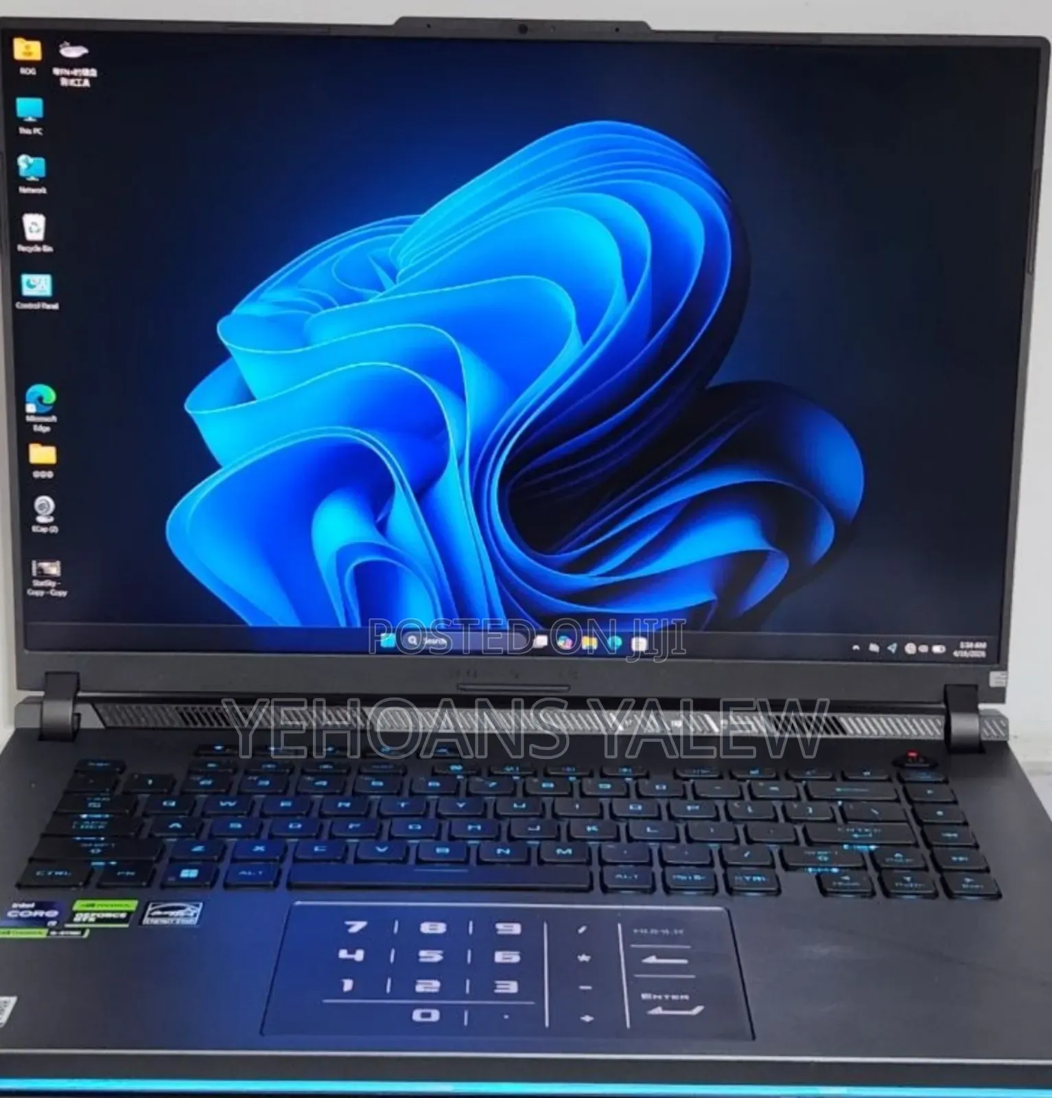 New Laptop Asus ROG Strix G15 16GB Intel Core i9 SSD 1T