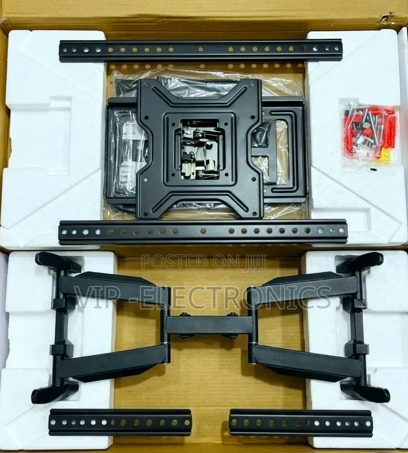 Pozzer Flexible Full Motion Wall Mount 40" To 75" Led/Lcd/Smart Tvs