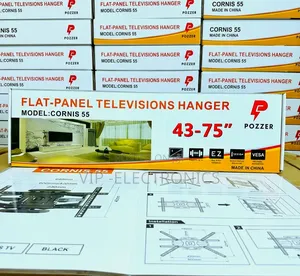 Pozzer Cornis 55 Full-Motion Tv Wall Mount for 43"–75" Flat-Panel