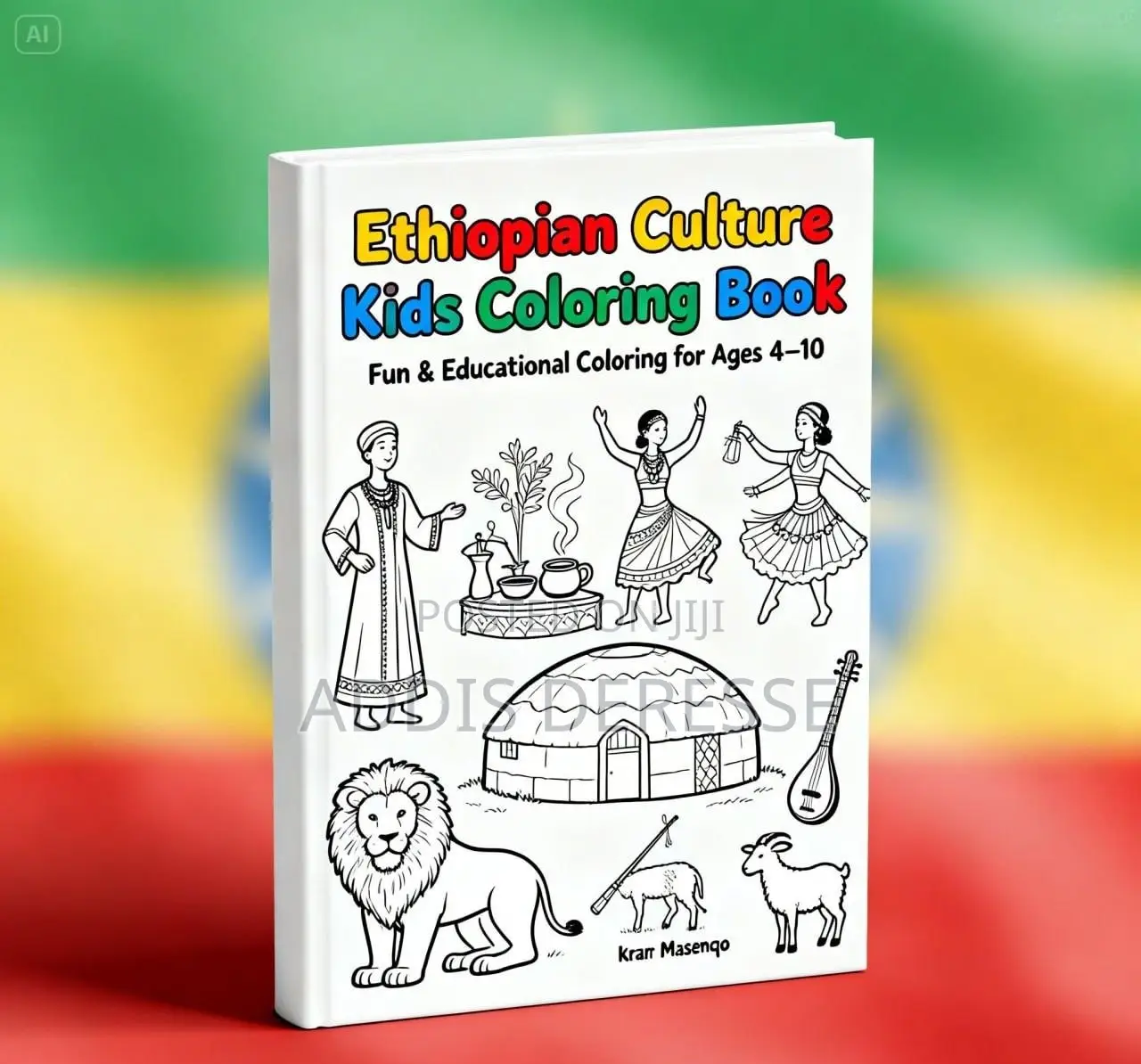 Ethiopian Culture Coloring Book