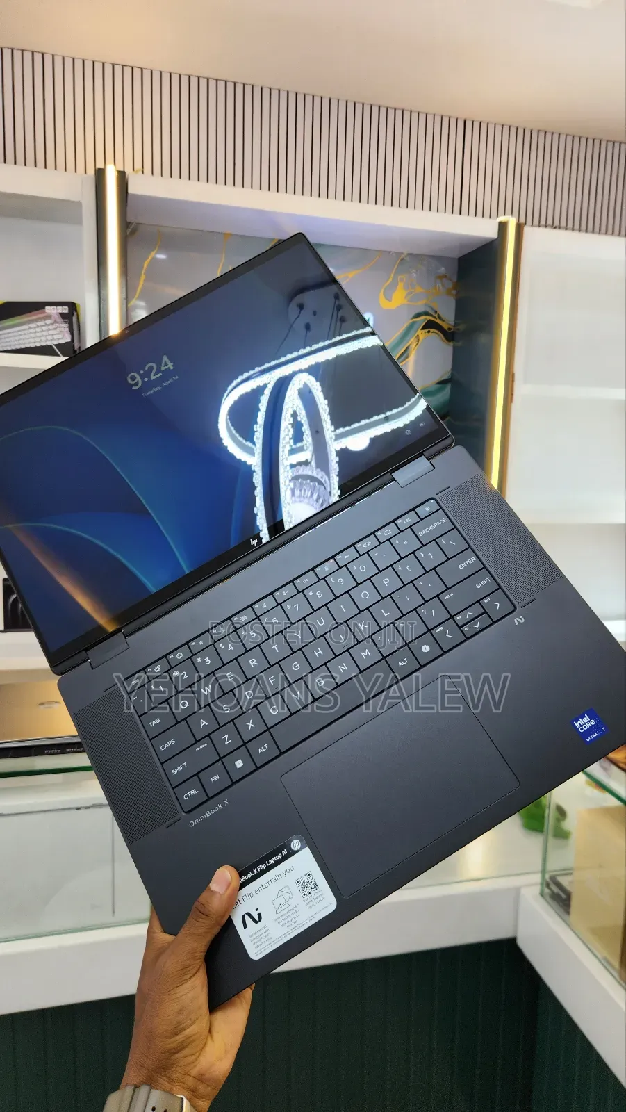 New Laptop HP OmniBook X Flip 16" 16GB Intel Core Ultra 7 SSD 1T